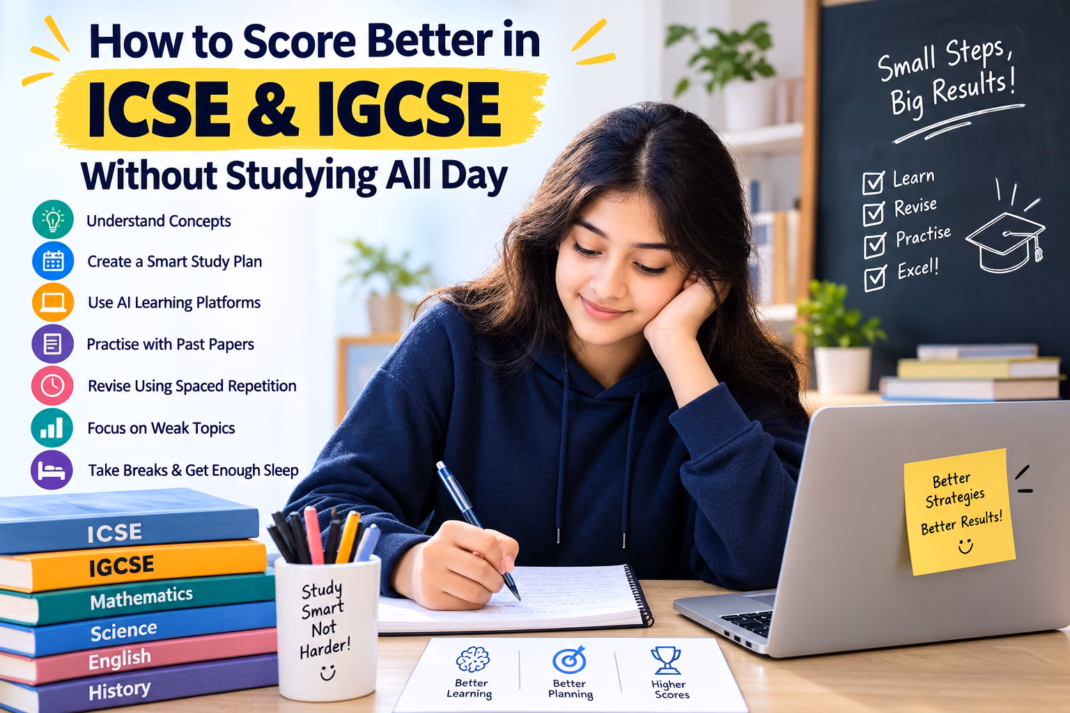 How to Score Better in ICSE & IGCSE Without Studying All Day